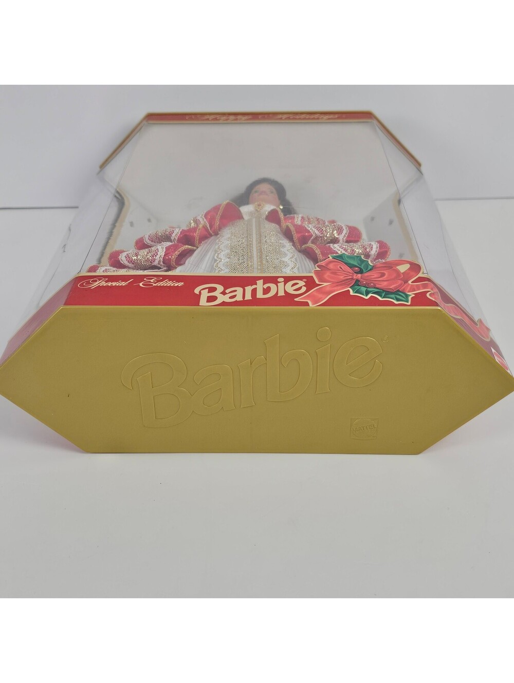 1997 Happy Holidays Barbie 10th Anniversary Special Edition NIB Mattel #17832 - Picture 5 of 8